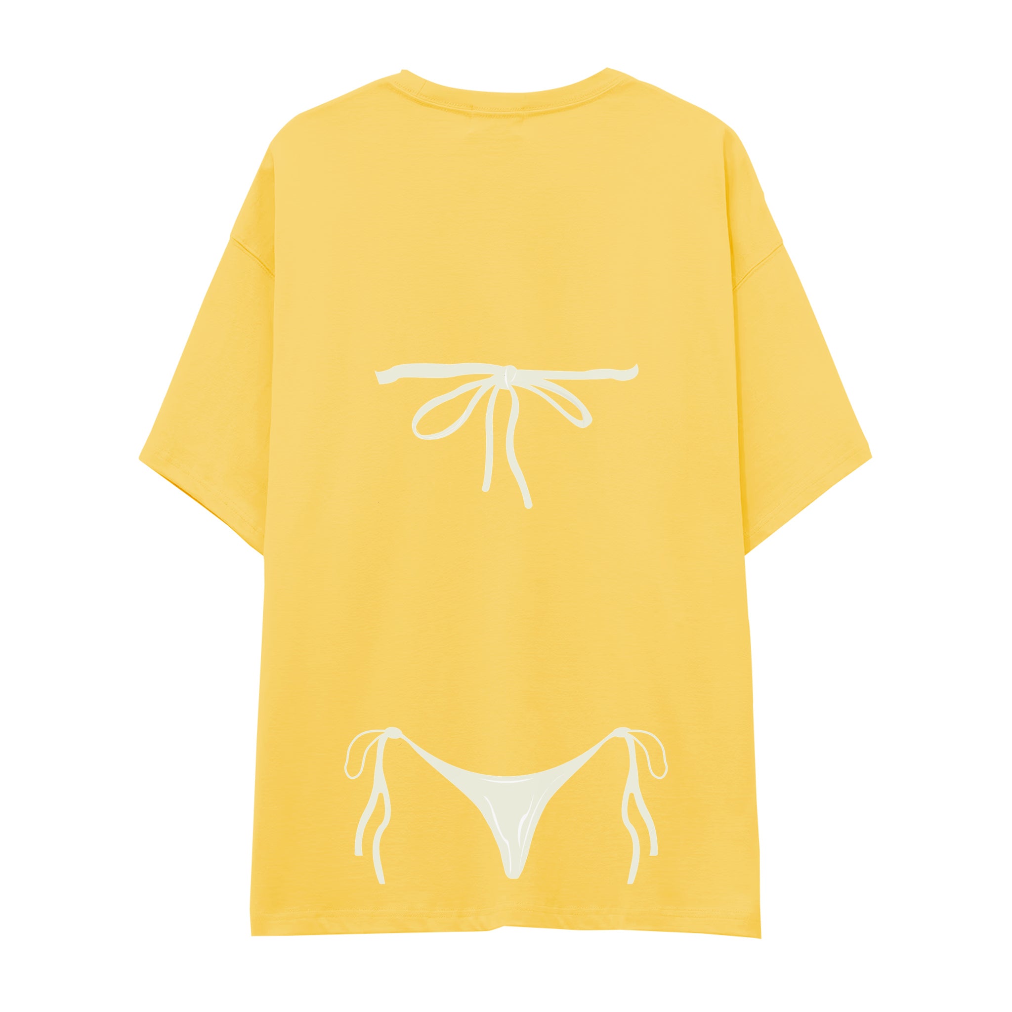 White Bikini Oversize Tişört