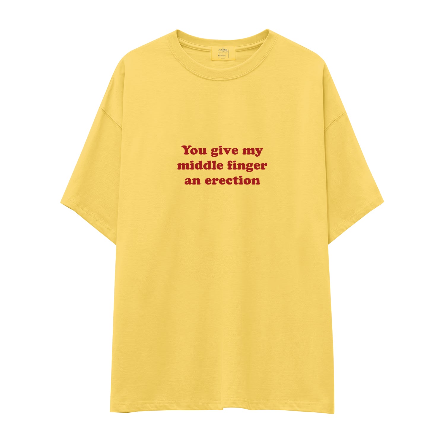 Give My Middle Finger Oversize Tişört