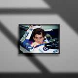 The Legend v2 / Ayrton Senna Poster