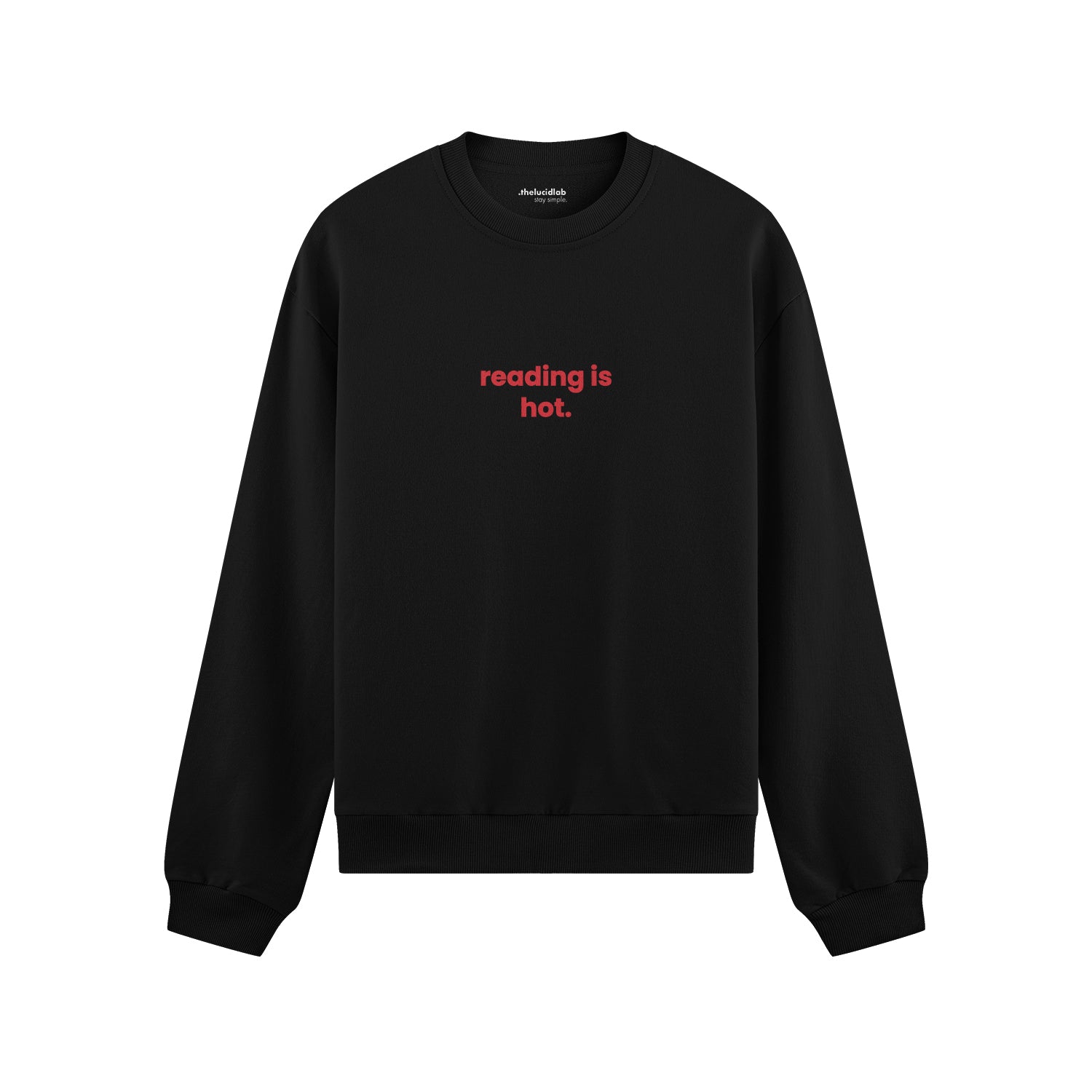 Reading Is Hot Oversize Sweatshirt