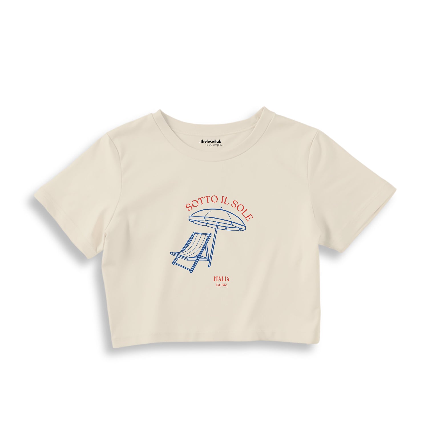 Sotto Il Sole Crop Tişört