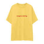 Imagine Nothing Oversize Tişört
