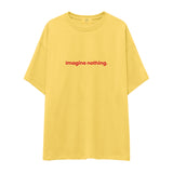 Imagine Nothing Oversize Tişört