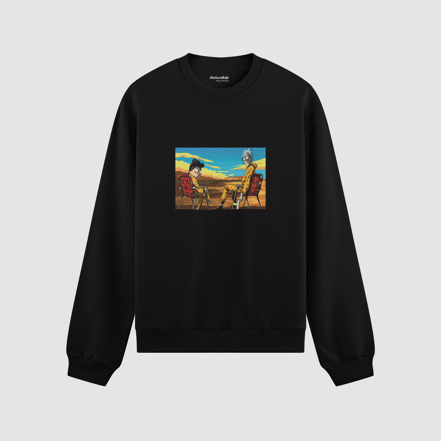 Breaking Bad / Rick and Morty Oversize Sweatshirt