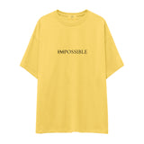 IMPOSSIBLE Oversize Tişört