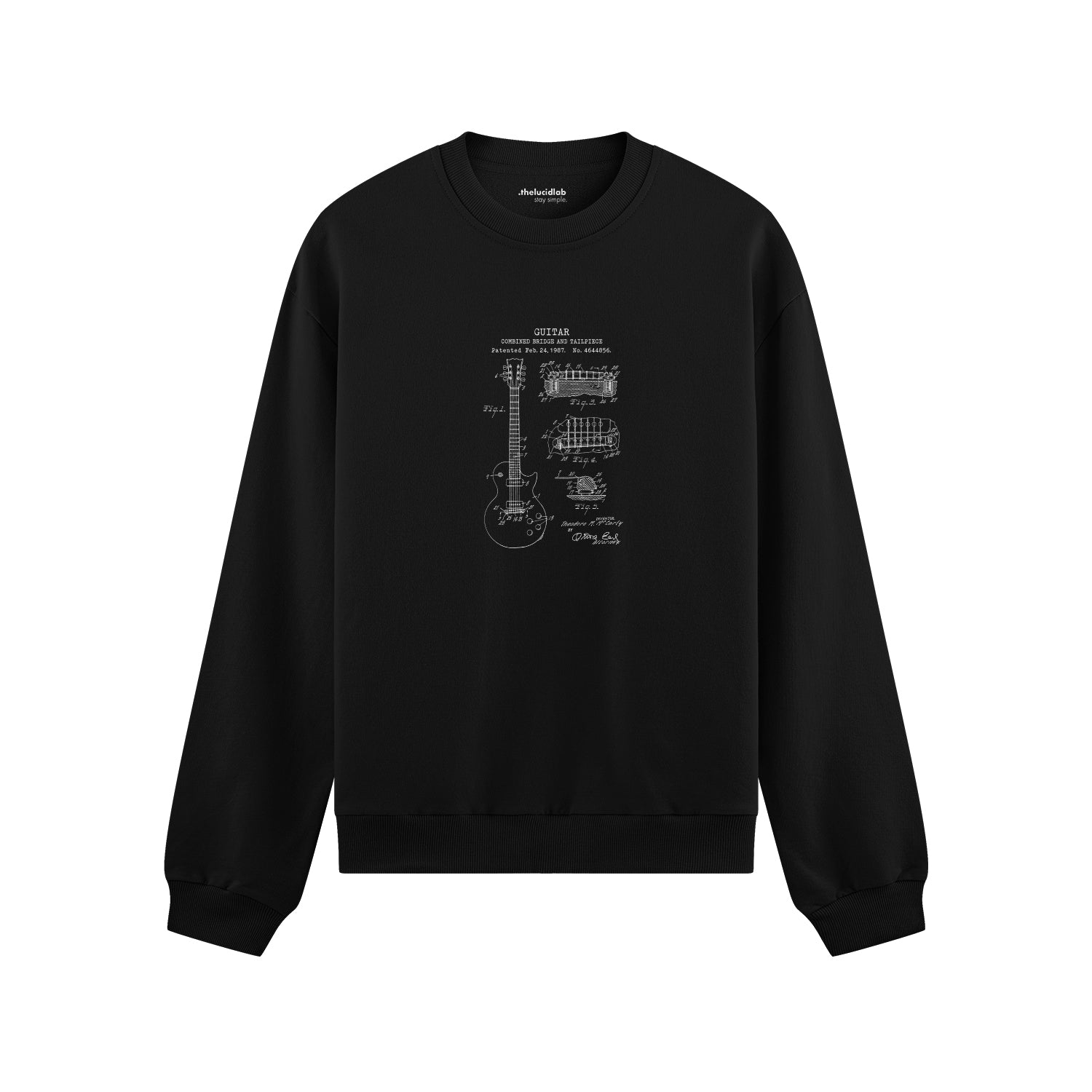 Gibson Les Paul Gitar Oversize Sweatshirt
