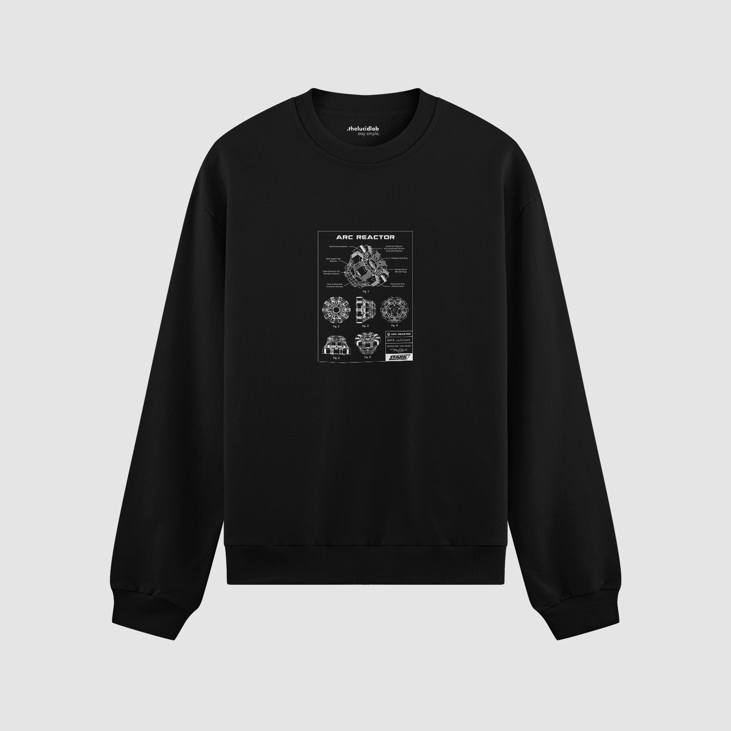 Arc Reactor Oversize Sweatshirt