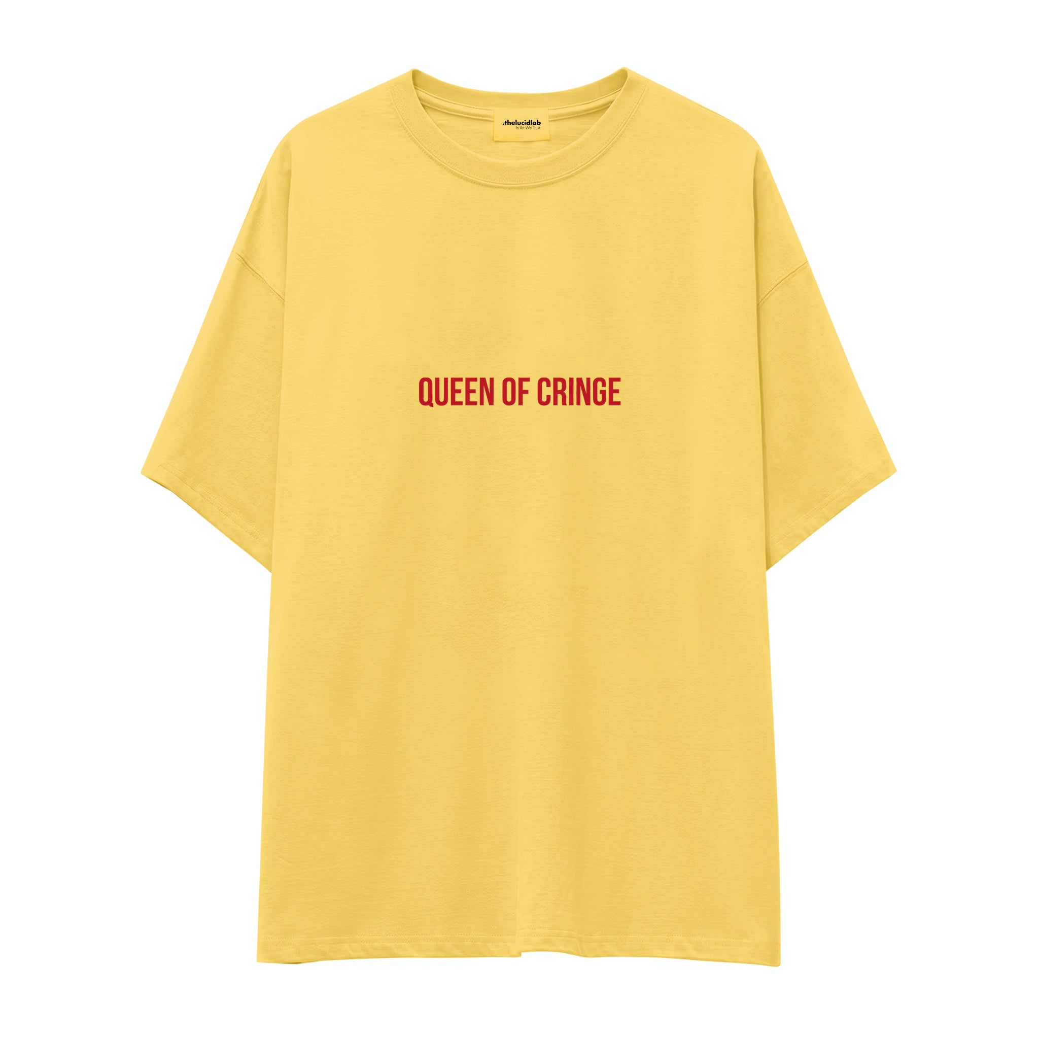 Queen Of Cringe Oversize Tişört