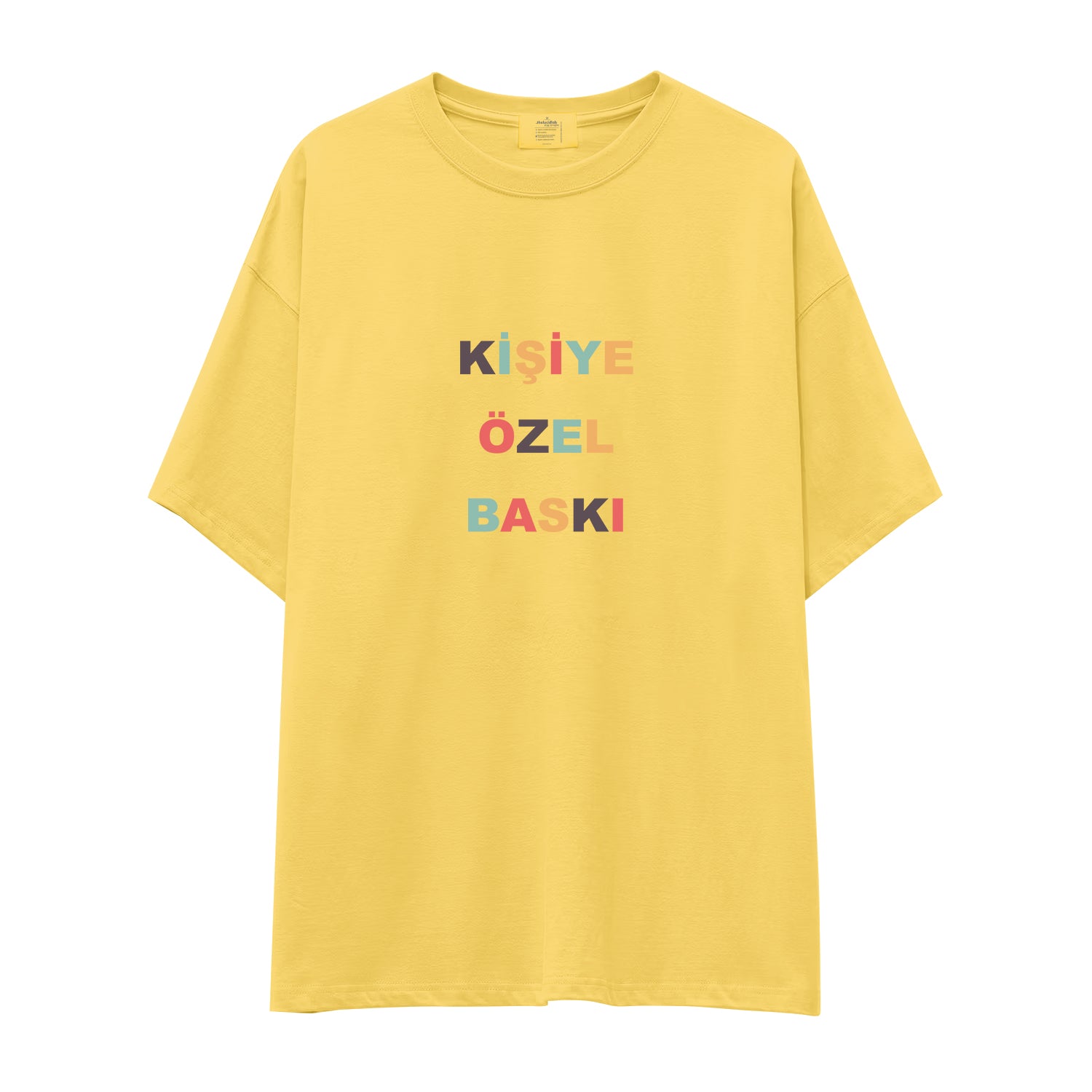 Kişiye Özel Baskılı Oversize Tişört