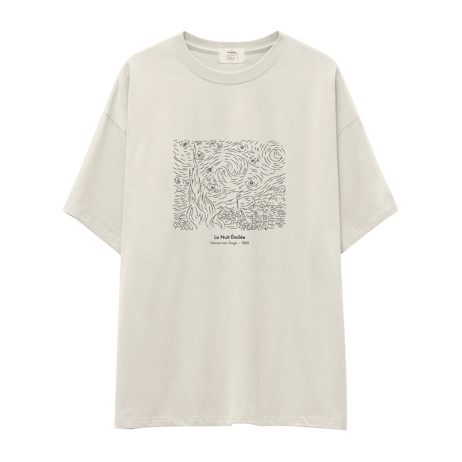 La Nuit étoilée Oversize Tişört