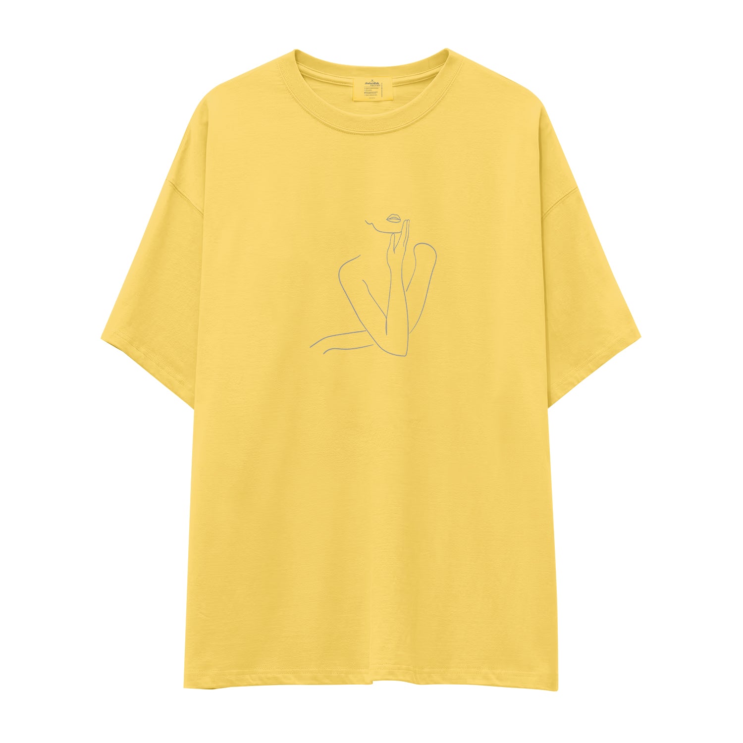Women / Kadın Silüeti Oversize Tişört