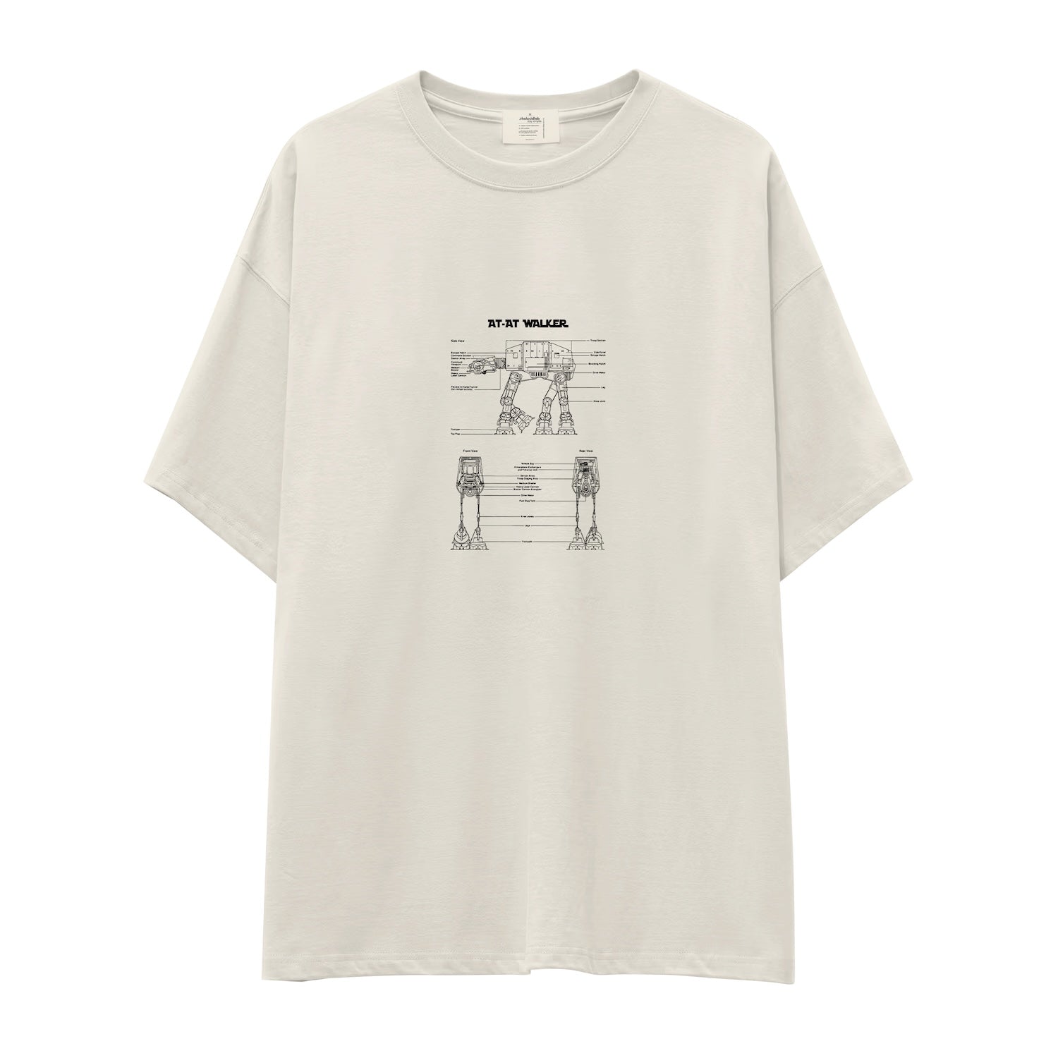 AT-AT Walker Oversize Tişört