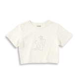 Women / Kadın Silüeti Crop Tişört