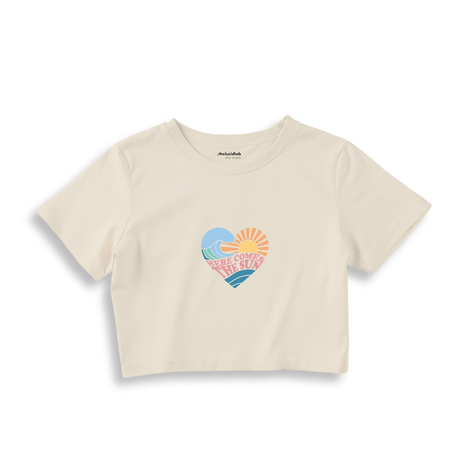 Here Comes The Sun Crop Tişört