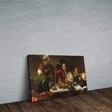 Supper at Emmaus Kanvas Tablo