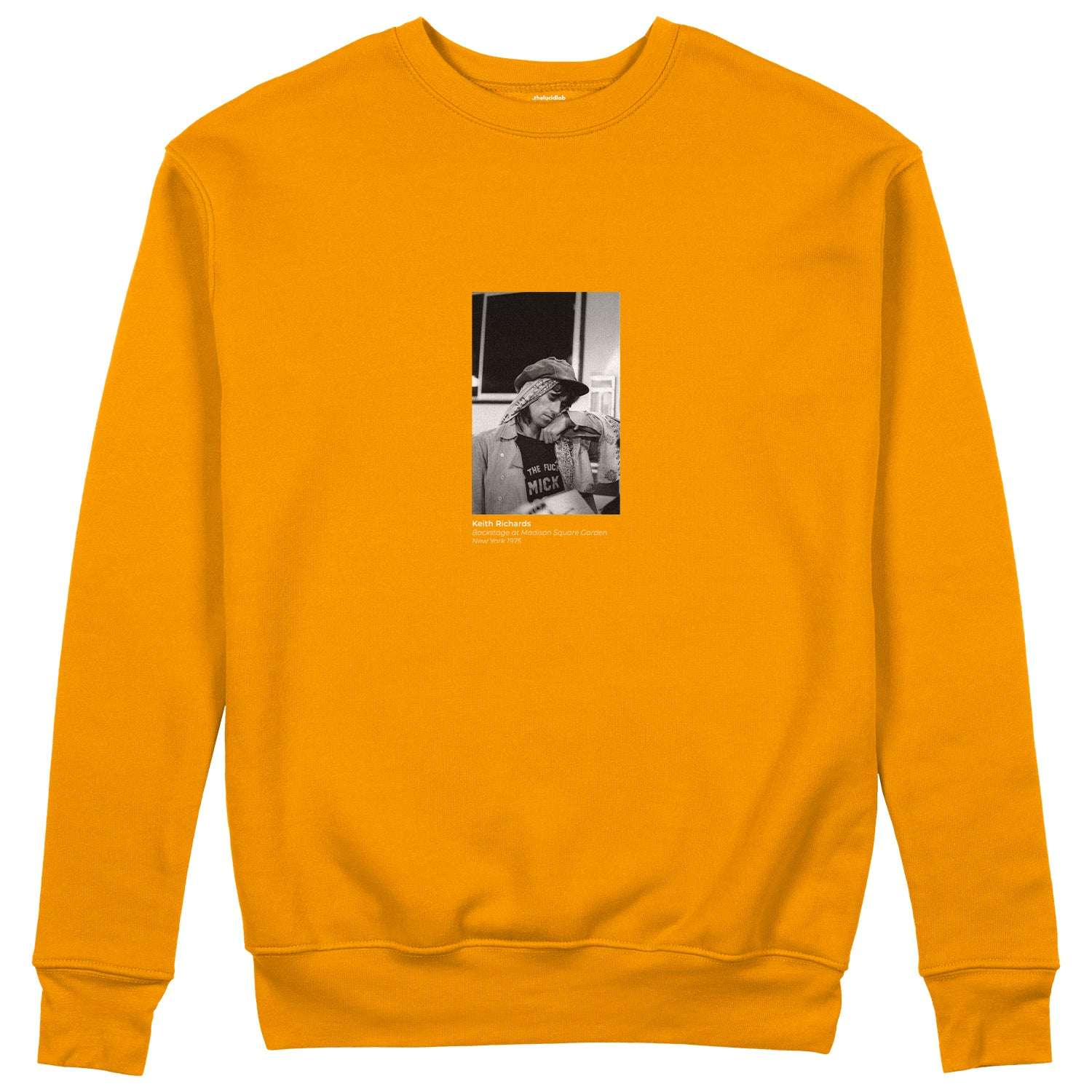 Keith Richards backstage at Madison Square Garden New York 1975 Sweatshirt