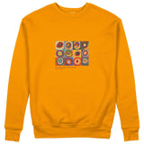Color Study, Squares With Concentric Circles Sweatshirt
