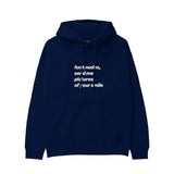 Fuck Nudes Hoodie Lacivert Ön
