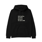 Fuck Nudes Hoodie Siyah Ön
