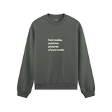 Fuck Nudes Oversize Sweatshirt Antrasit Ön