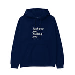 Fuck You Hoodie Lacivert Ön