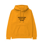 Hating Pop Music Hoodie Turuncu Ön