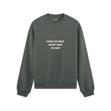 Hating Pop Music Oversize Sweatshirt Antrasit Ön