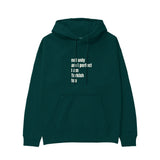 I Am Turkish Too Hoodie Koyu Yeşil Ön