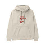 I Am Turkish Too Hoodie Krem Ön