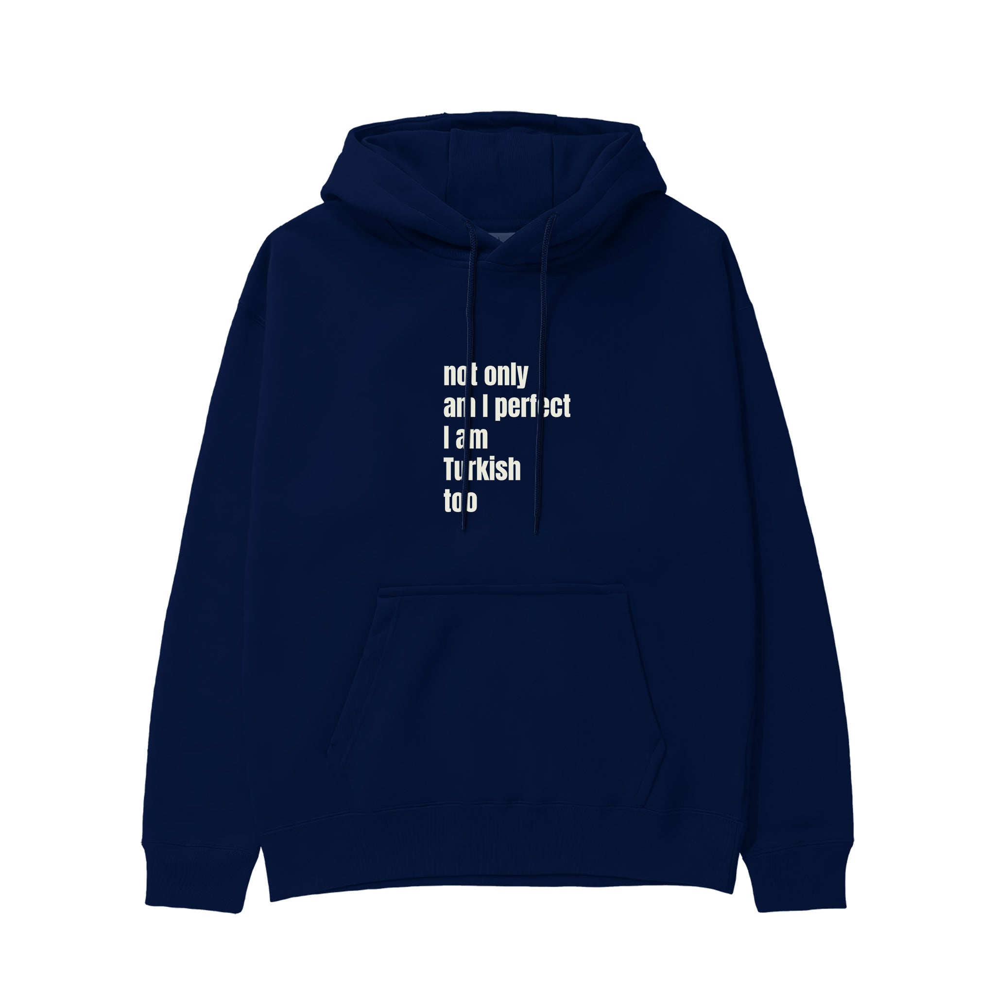 I Am Turkish Too Hoodie Lacivert Ön