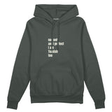I Am Turkish Too Oversize Hoodie Antrasit Ön