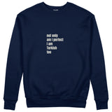 I Am Turkish Too Sweatshirt Lacivert Ön