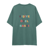 Kişiye Özel Baskılı Oversize Tişört
