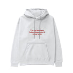 I'm Not Eminem Hoodie Beyaz Ön