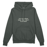 I'm Not Eminem Oversize Hoodie Antrasit Ön