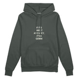 It's a Gemini Oversize Hoodie Antrasit Ön