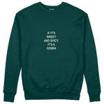 It's a Gemini Sweatshirt Koyu Yeşil Ön