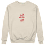 It's a Gemini Sweatshirt Bej Ön
