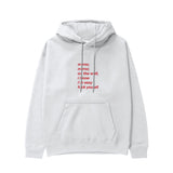 Mirror, Mirror Hoodie Beyaz Ön