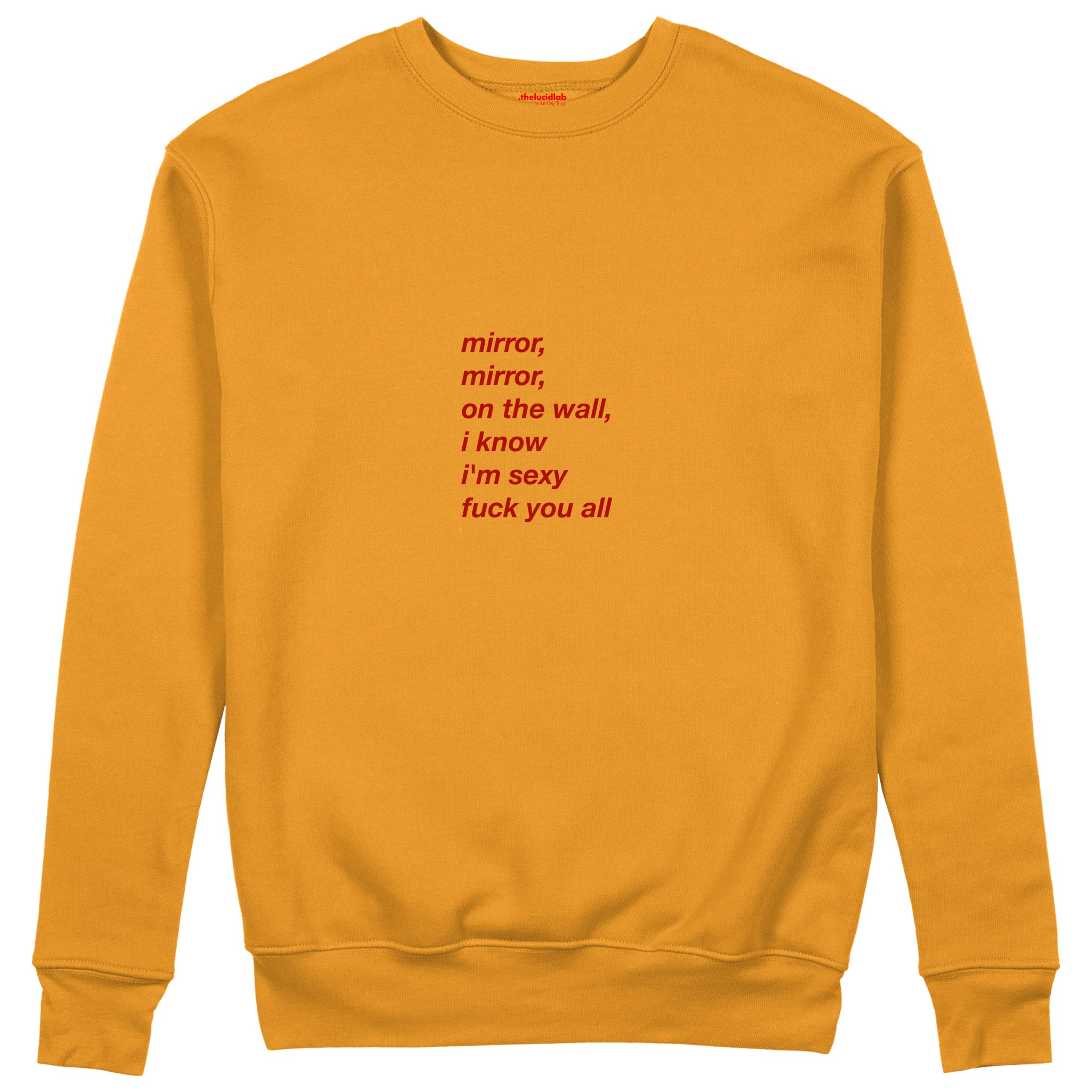 Mirror, Mirror Sweatshirt Turuncu Ön