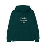 Sunday Hangover Club Hoodie Koyu Yeşil Ön