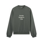Sunday Hangover Club Oversize Sweatshirt Antrasit Ön