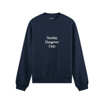 Sunday Hangover Club Oversize Sweatshirt Lacivert Ön