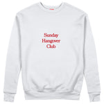 Sunday Hangover Club Sweatshirt Beyaz Ön