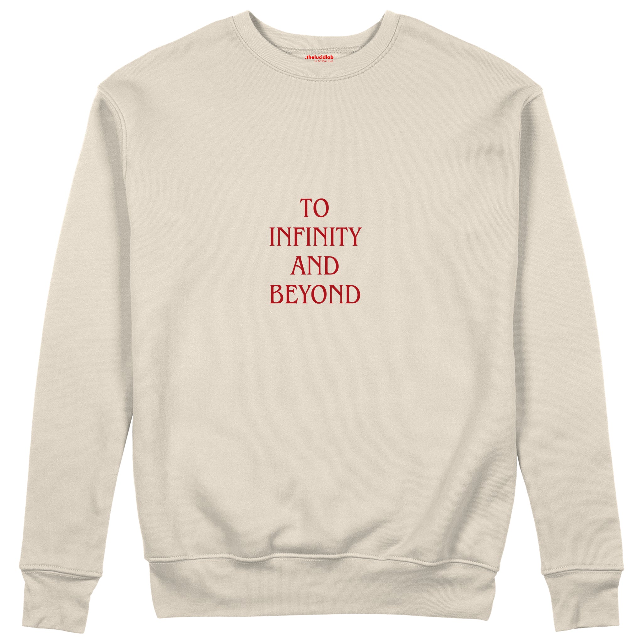 To Infinity and Beyond Sweatshirt Bej Ön