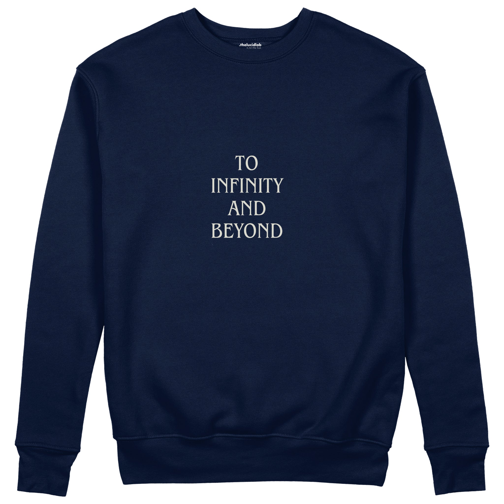 To Infinity and Beyond Sweatshirt Lacivert Ön