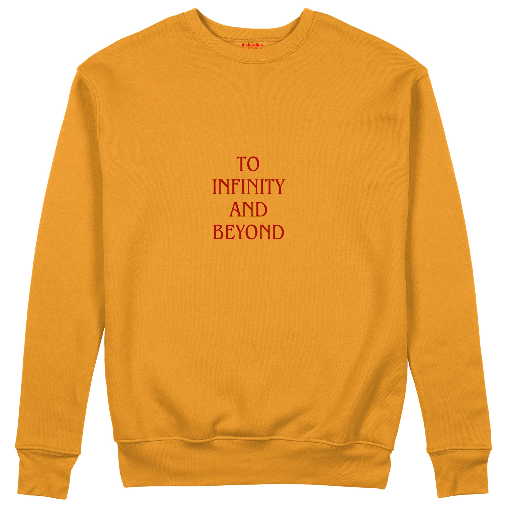 To Infinity and Beyond Sweatshirt Turuncu Ön