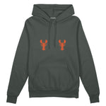 Hot Lobsters Oversize Hoodie Antrasit Ön