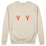 Hot Lobsters Sweatshirt Bej Ön