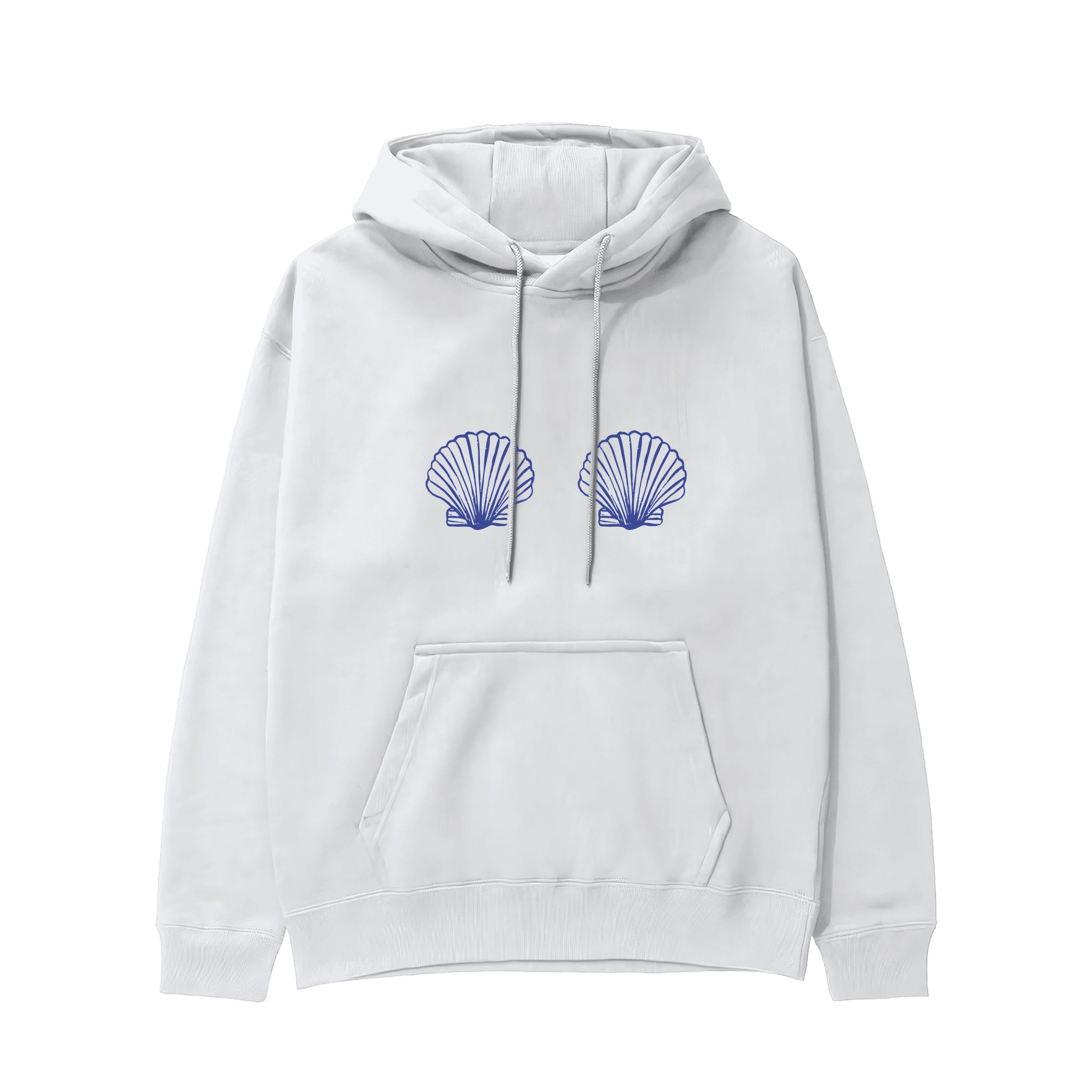 Nice Shells Hoodie Beyaz Ön